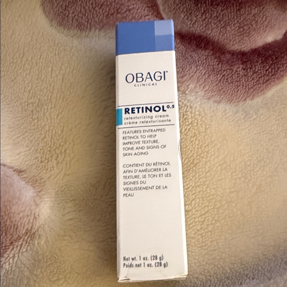 Obagi Retinol 0.5 Cream with Blue and White Packaging